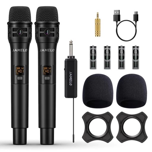 میکروفون بی سیم جاملو مدل UHF