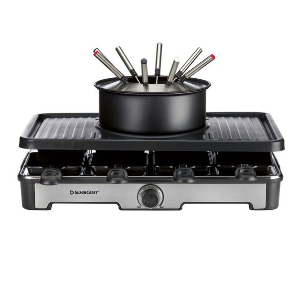 گریل فوندو برقی پریمیوم سیلورکرست مدل SRGF 1400 A3