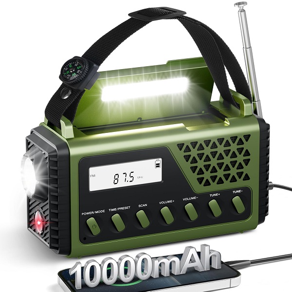 رادیو AM/FM/SW اضطراری Gemmac مدل 1199SW
