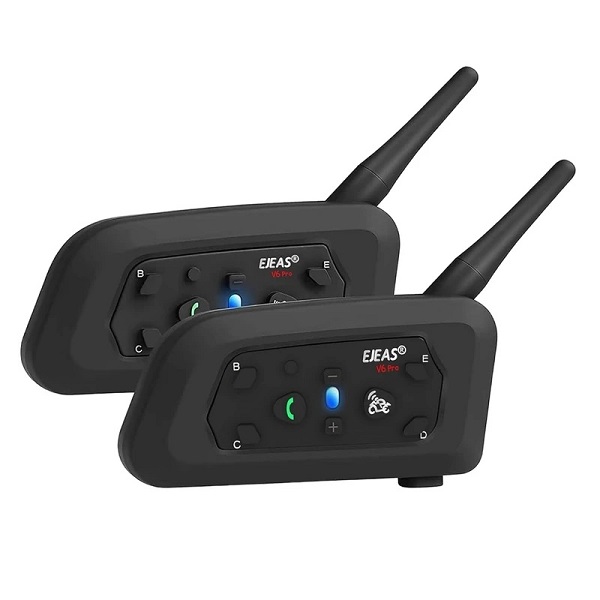 هدست کلاه کاسکت ایجاس مدل V6PRO مجموعه دو عددی